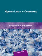 Álgebra lineal y geometría