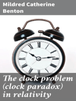 The clock problem (clock paradox) in relativity