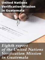 Eighth report of the United Nations Verification Mission in Guatemala