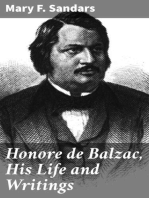 Honore de Balzac, His Life and Writings