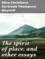 The spirit of place, and other essays