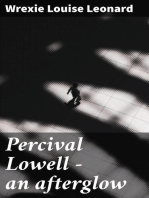 Percival Lowell — an afterglow