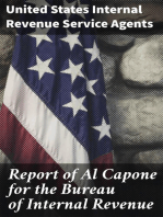 Report of Al Capone for the Bureau of Internal Revenue