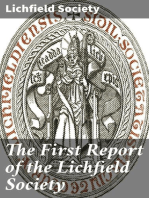 The First Report of the Lichfield Society
