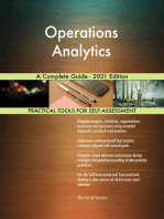 Operations Analytics A Complete Guide - 2021 Edition