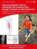 Improving Quality of Life for Individuals with Cerebral Palsy through treatment of Gait Impairment