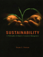 Sustainability: A Philosophy of Adaptive Ecosystem Management