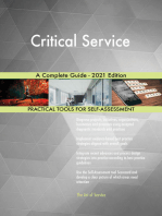 Critical Service A Complete Guide - 2021 Edition