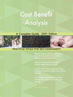 Cost Benefit Analysis A Complete Guide - 2021 Edition