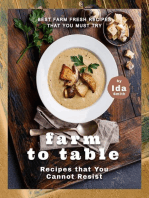 Farm to Table Recipes that You Cannot Resist