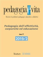 Pedagogia e Vita 2019/2: Pedagogia dell’affettività, corporeità ed educazione