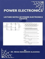 Power Electronics: Lecture Notes of Power Electronics Course
