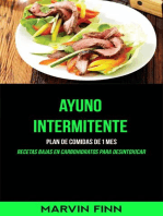 Ayuno intermitente: Plan de comidas de 1 mes (Recetas bajas en carbohidratos para desintoxicar)