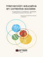 Intervención educativa en contextos sociales: Fundamentos e investigación, estrategias y educación social en el ciclo vital