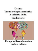 Terminologia semiotica e scienza della traduzione: Esempi nella combinazione inglese-italiano