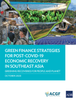 Green Finance Strategies for Post-COVID-19 Economic Recovery in Southeast Asia: Greening Recoveries for Planet and People