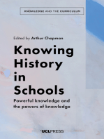 Knowing History in Schools: Powerful knowledge and the powers of knowledge