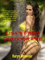 Lisa's First Outdoor Pee
