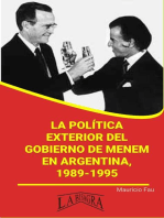 La Política Exterior del Gobierno de Menem en Argentina, 1989-1995