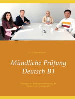 Mündliche Prüfung Deutsch B1: Übungen zur Prüfungsvorbereitung B1 Deutsch als Fremdsprache