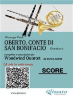 Woodwind Quintet Score "Oberto"