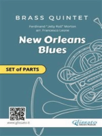 Brass Quintet or Ensemble "New Orleans Blues" set of parts