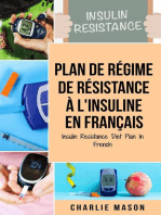 Plan de régime de résistance à l'insuline En français/ Insulin Resistance Diet Plan In French