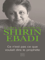 L'appel au monde de Shirin Ebadi: Ce n'est pas se que voulait dire le prophète
