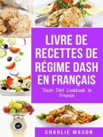 Livre De Recettes De Régime Dash En Français/ Dash Diet Cookbook In French