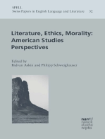 Literature, Ethics, Morality: American Studies Perspectives