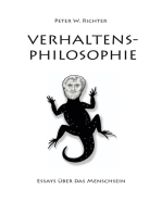 Verhaltens-Philosophie: Essays über das Menschsein