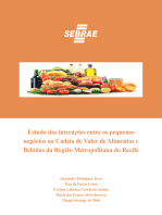 Estudo das interações entre os pequenos negócios na Cadeia de Valor de Alimentos e Bebidas da Região Metropolitana do Recife