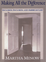 Making All the Difference: Inclusion, Exclusion, and American Law