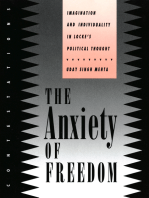 The Anxiety of Freedom: Imagination and Individuality in Locke's Political Thought