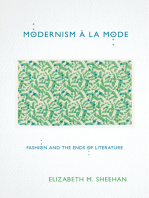 Modernism à la Mode: Fashion and the Ends of Literature