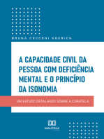 A capacidade civil da pessoa com deficiência mental e o princípio da isonomia