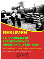 Resumen de La Economía de Exportación de Argentina, 1880-1920: RESÚMENES UNIVERSITARIOS