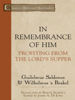 In Remembrance of Him: Profiting from the Lord’s Supper