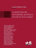 Cuestiones de actualidad jurídica y social en el Ecuador