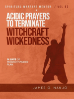 Acidic Prayers to Terminate Witchcraft Wickedness: Spiritual Warfare Mentor, #3