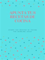 Apunta tus Recetas de Cocina