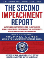 The Second Impeachment Report: Materials in Support of H. Res. 24, Impeaching Donald John Trump, President of the United States, for High Crimes and Misdemeanors