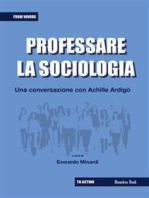 Professare la sociologia: una conversazione con Achille Ardigò