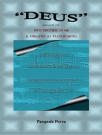 "Deus" andante per due trombe in sib e organo o pianoforte (spartito per tromba in sib 1^ e 2^ e per organo o pianoforte).