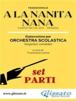 A La Nanita Nana - Orchestra Scolastica (set parti)