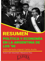 Resumen de Política y Economía en la Argentina de los 90: RESÚMENES UNIVERSITARIOS