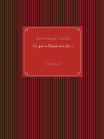 Ce que la Danse m'a dit ...