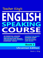 Teacher King’s English Speaking Course Book 1: Ukrainian Edition