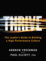 Thrive: The Leader's Guide to Building a High Performance Culture