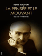 La pensée et le mouvant: Essais et Conférences (1903-1923)